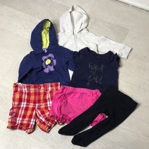 Lot Girls Clothes Sz 12 18 M Mixed Summer Winter